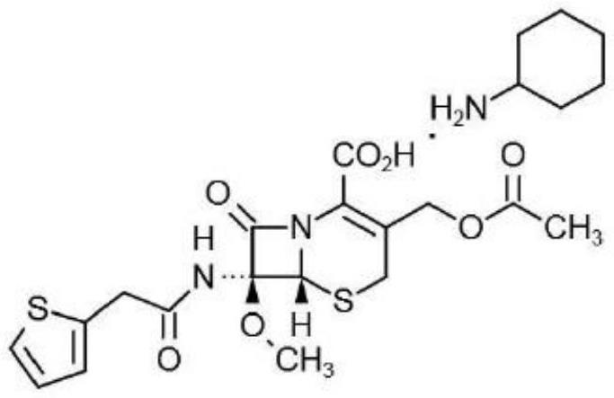 Synthesis method of cefoxitin sodium key intermediate