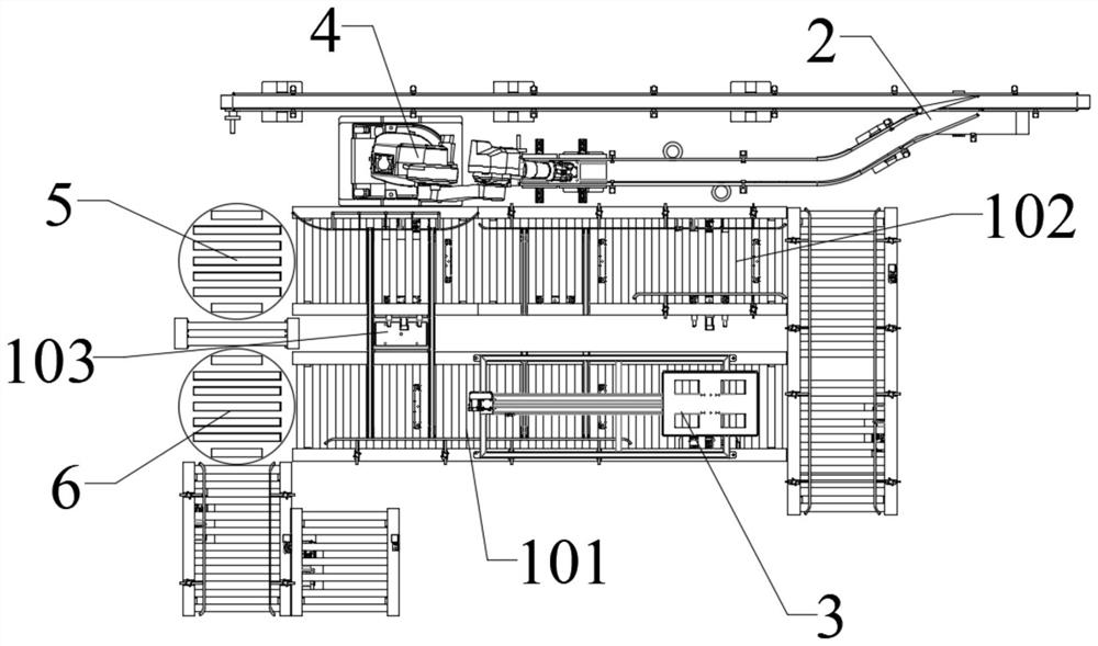 High-tank boxing device and boxing method