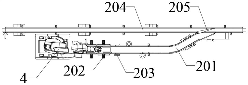 High-tank boxing device and boxing method