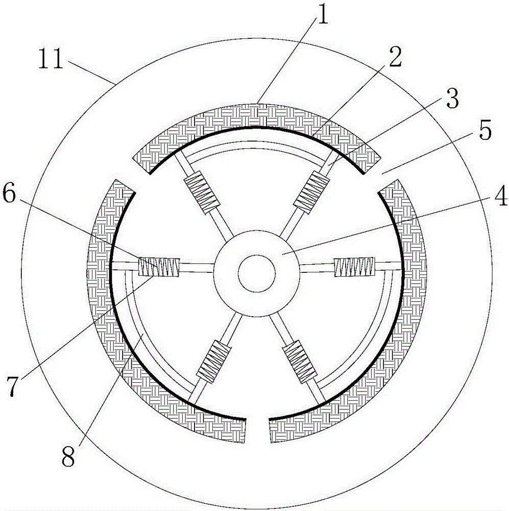 Automobile wheel disengagement repairing device