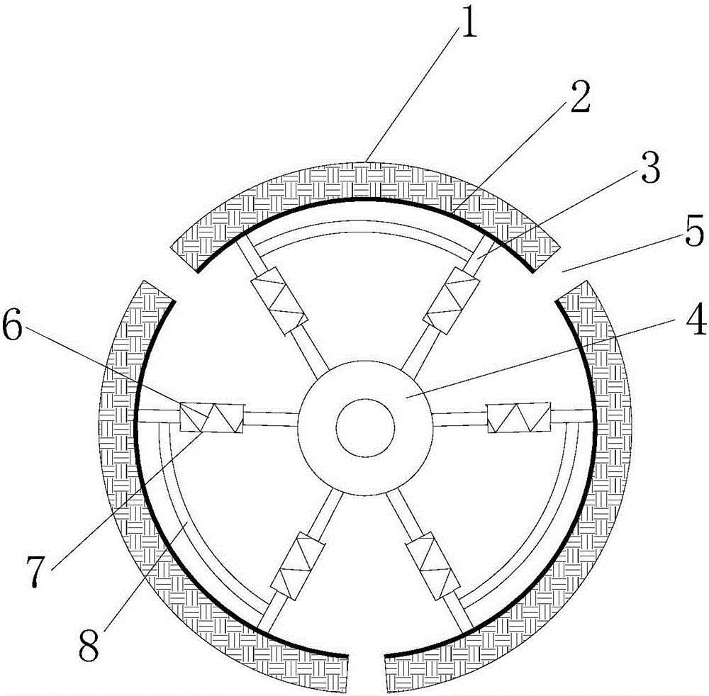 Automobile wheel disengagement repairing device