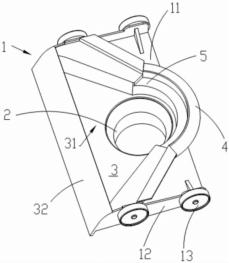 Cleaning suction nozzle and cleaning vehicle