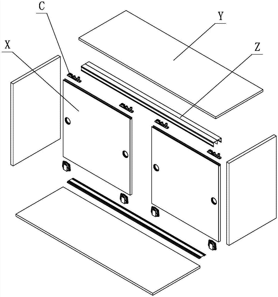 Roller linkage adjustment mechanism for furniture sliding doors