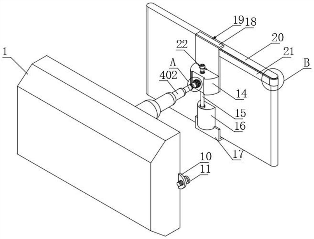 Hospital bed tablet personal computer convenient to disassemble