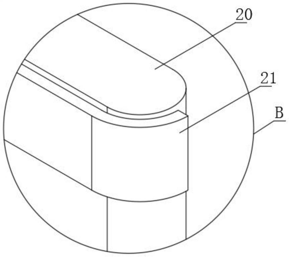 Hospital bed tablet personal computer convenient to disassemble