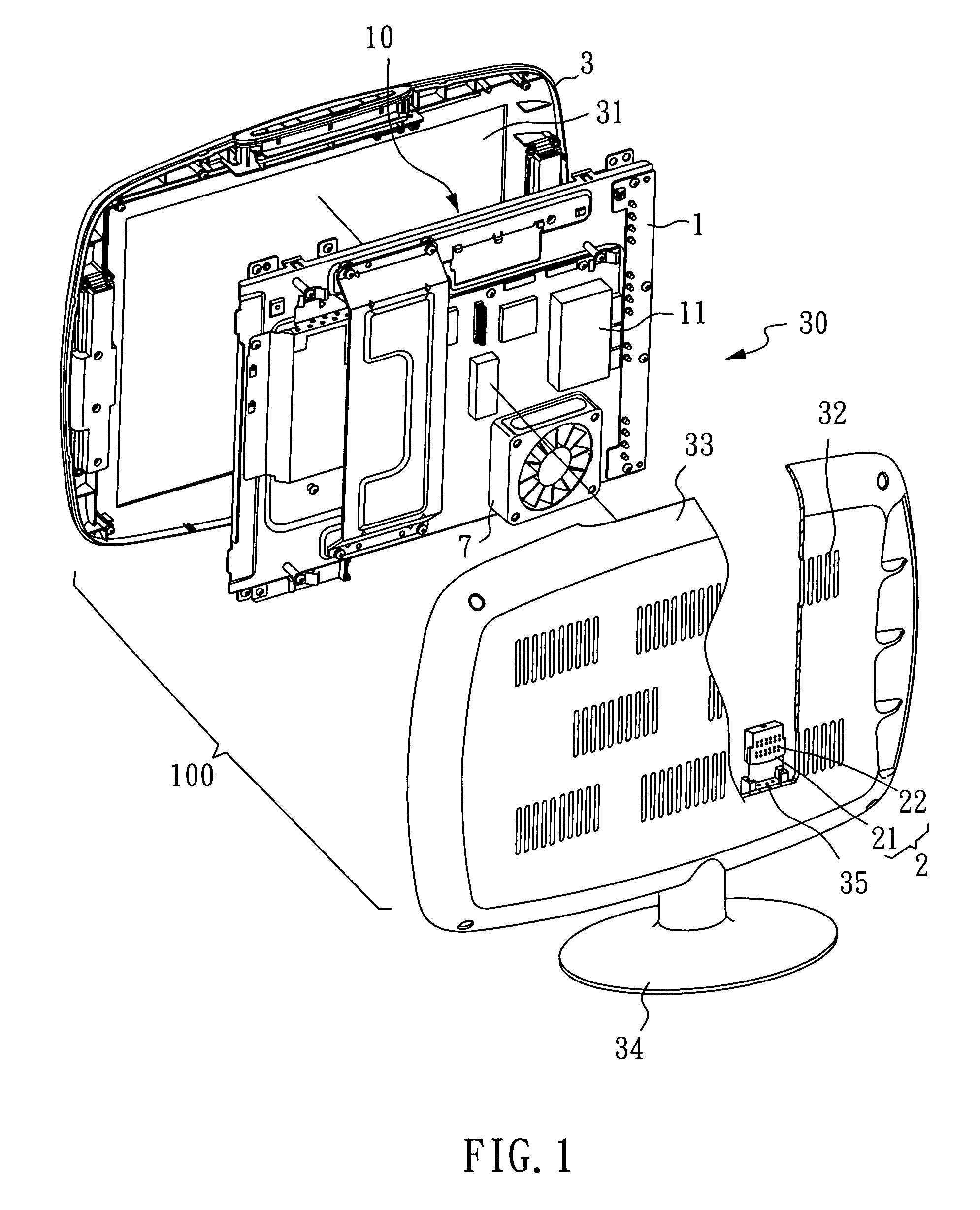 Liquid crystal display with a perfume dispenser