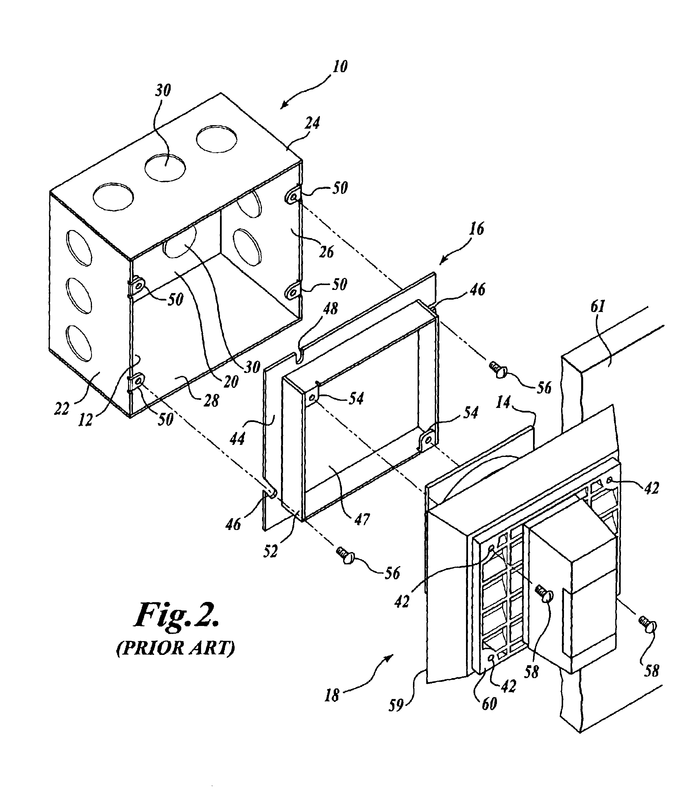 Extension ring for electrical junction box installations