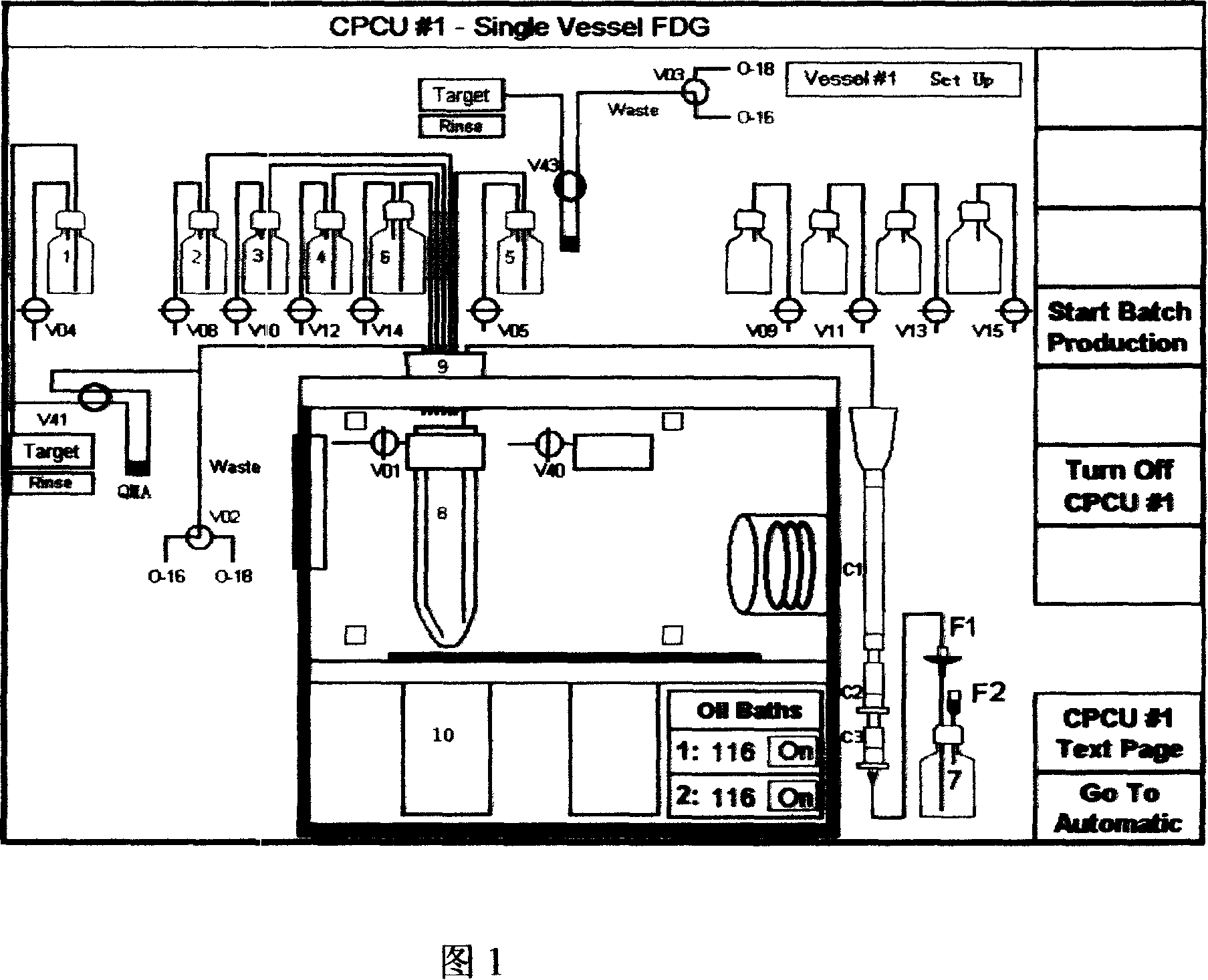 Basic hydrolysis process for preparing 2-fluoro [18F]-2-deoxy-beta-D-glucose in single tube FDG acidic hydrolysis apparatus