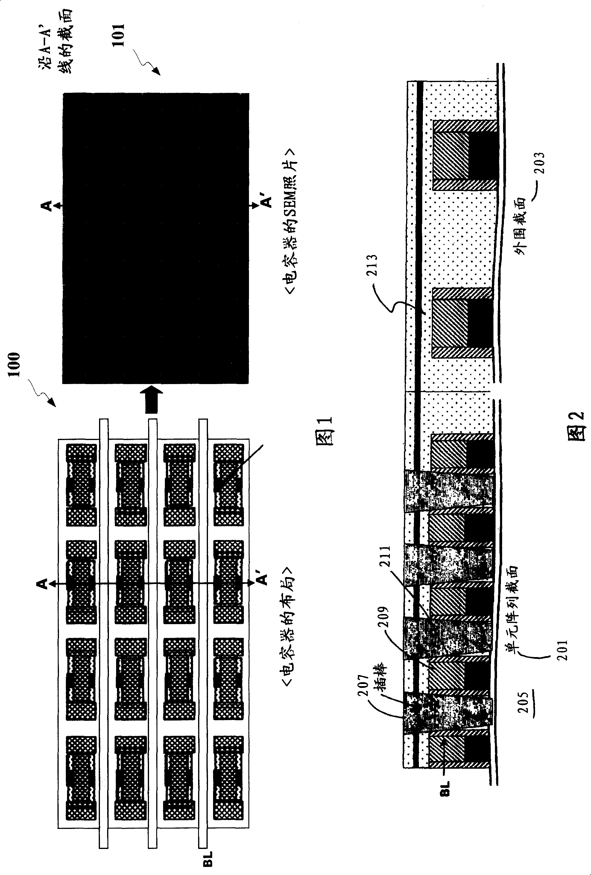 Method for manufacturing DRAM capacitor structure and formed structure