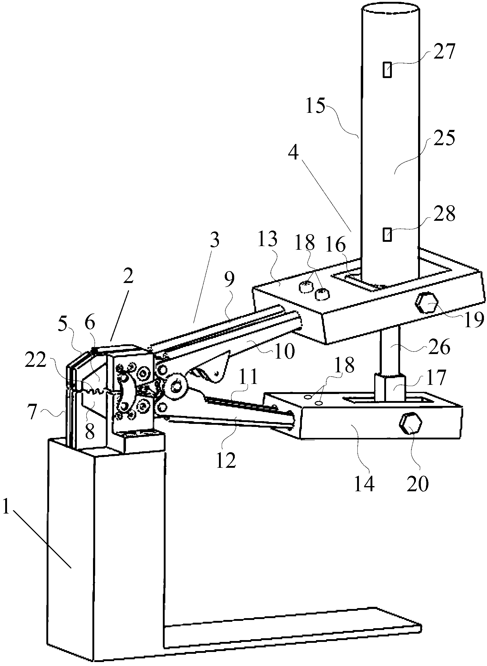 Pneumatically-driven double-end automatic crimping device