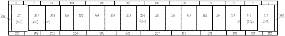 Manufacturing method of large ship reception chamber suitable for dry type ship compartment