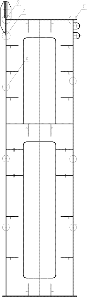 Manufacturing method of large ship reception chamber suitable for dry type ship compartment