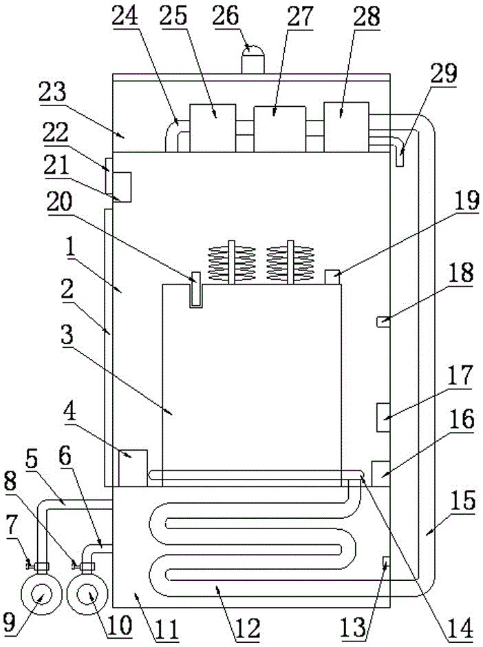 Package transformer suitable for wet and dusty environment and with high safety