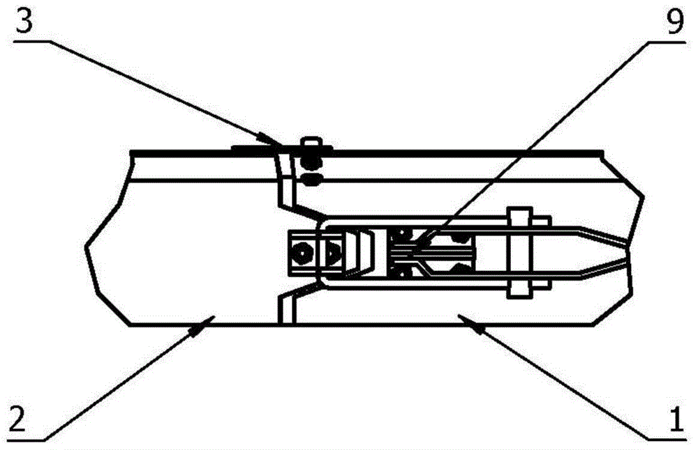 Soldering flux bracket for pile pipe submerged-arc soldering