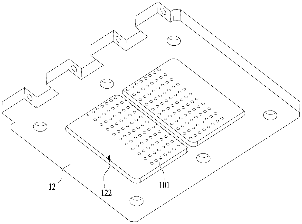 High-efficiency adsorption device for special-shaped materials