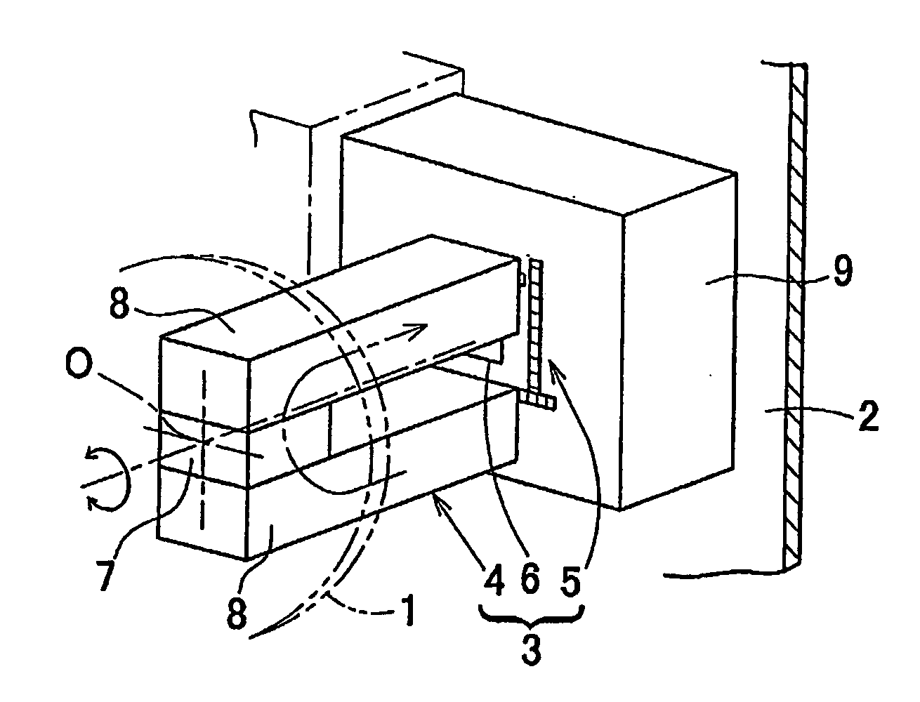 Rotation Detecting Apparatus and Bearing Provided With Same