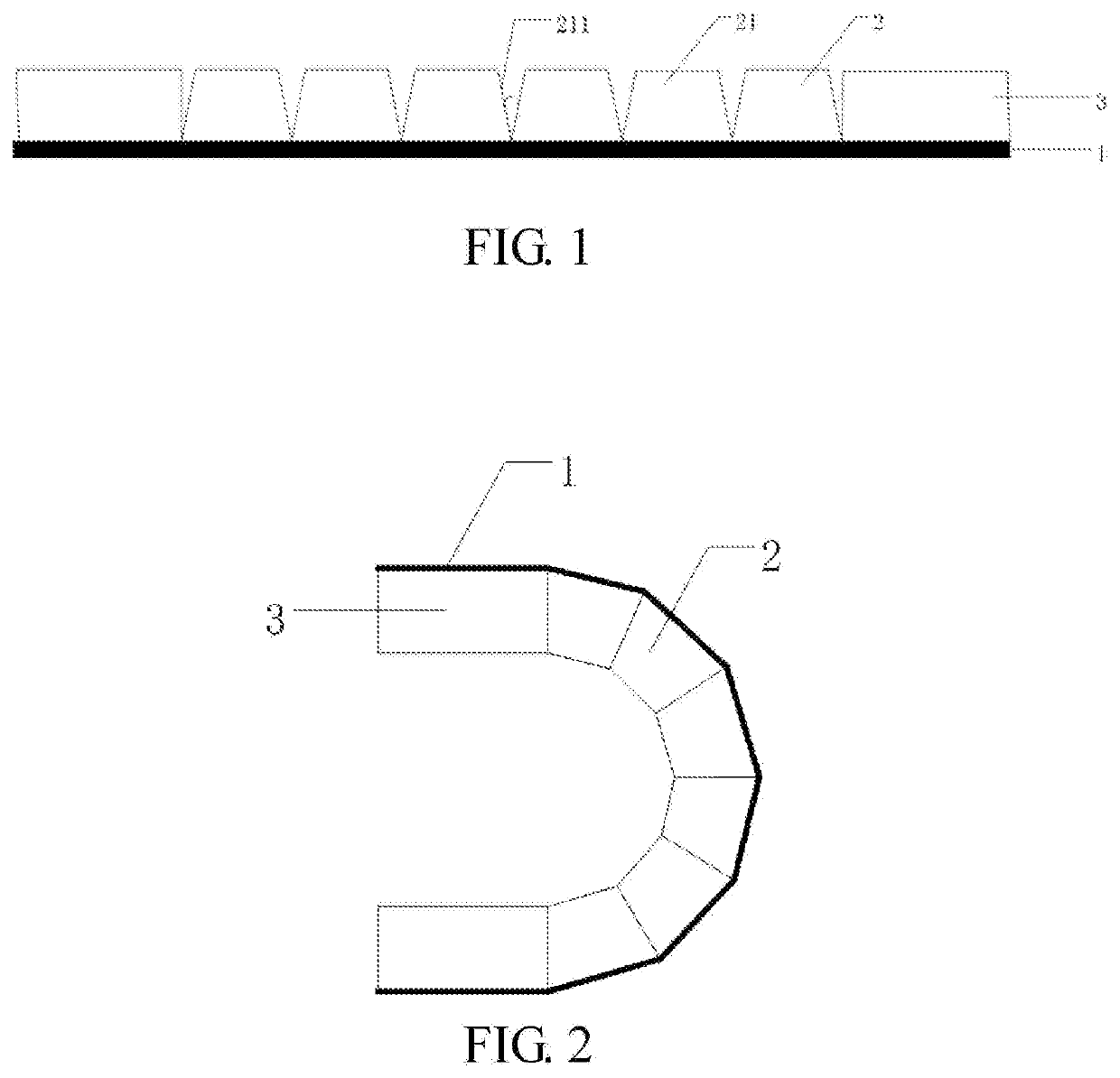 Bending hinge for flexible display panel and terminal