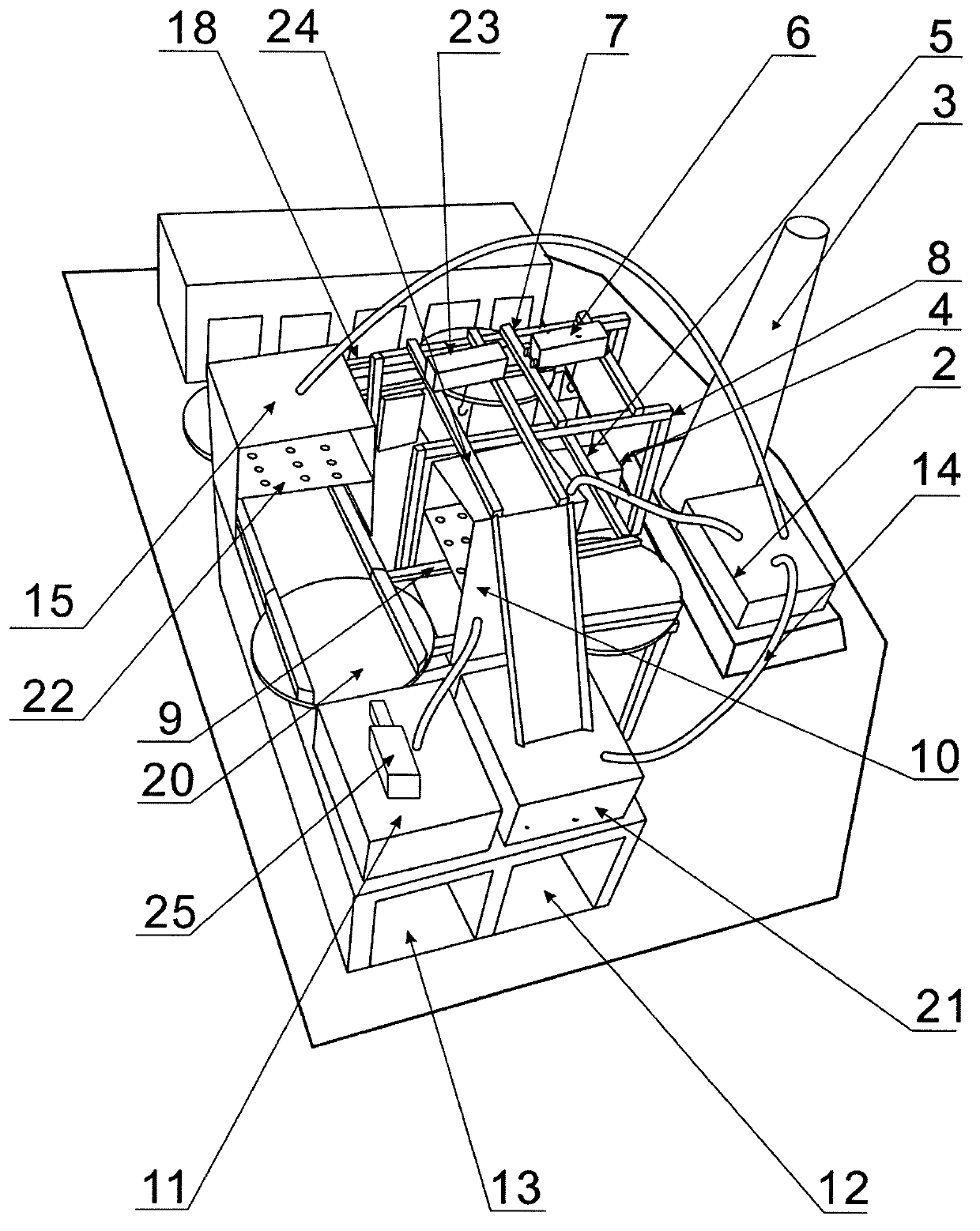 Method and system for carrying out thermal treatment on household garbage by using brick kiln