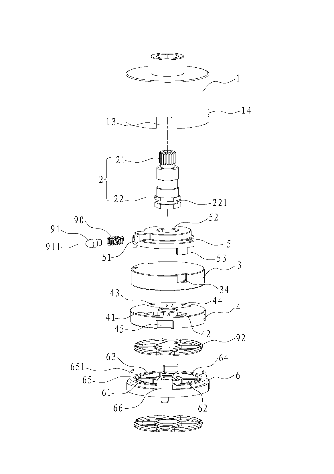 Novel solar water mixing valve spool