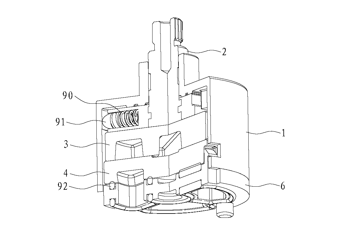 Novel solar water mixing valve spool