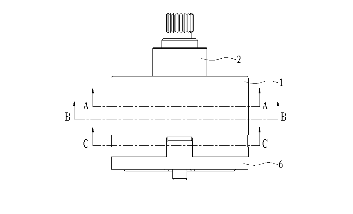 Novel solar water mixing valve spool