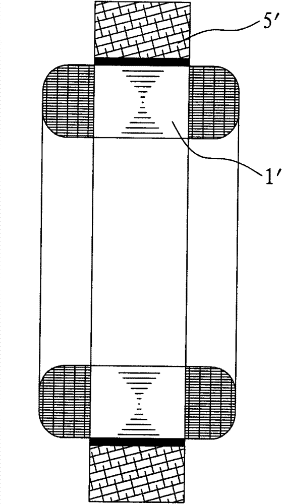 Spliced stator iron core of tractor