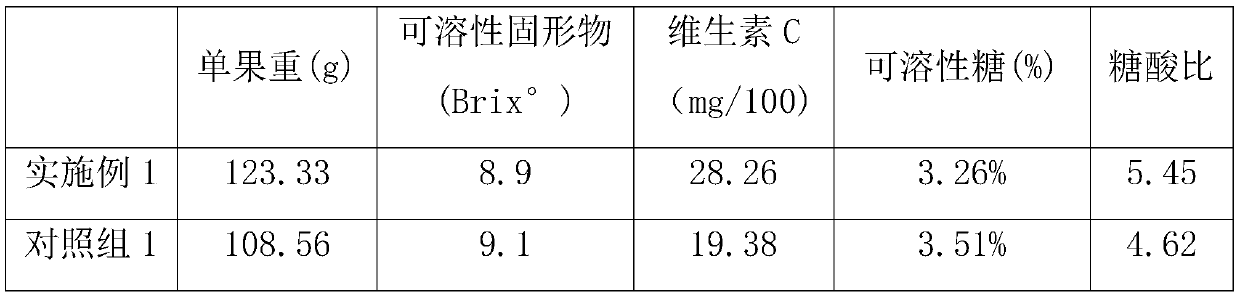 Method for accelerating solanum lycopersicum fruit to swell and mature