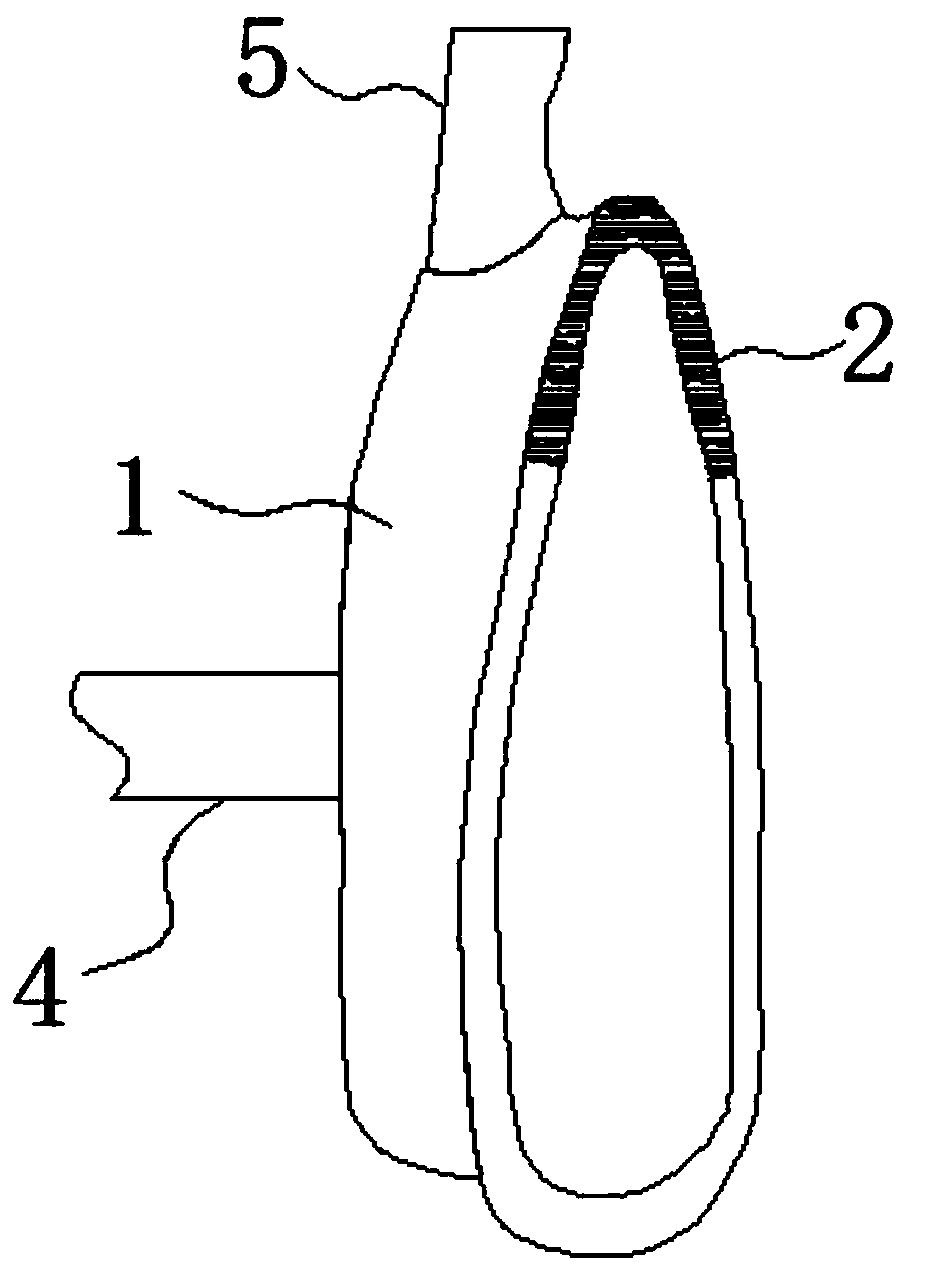 Nose-compression-free noninvasive ventilation mask