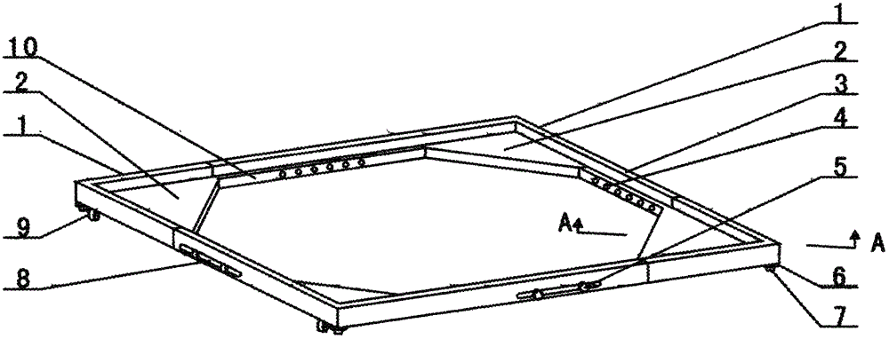 Sliding and horizontality-adjustable base for refrigerator