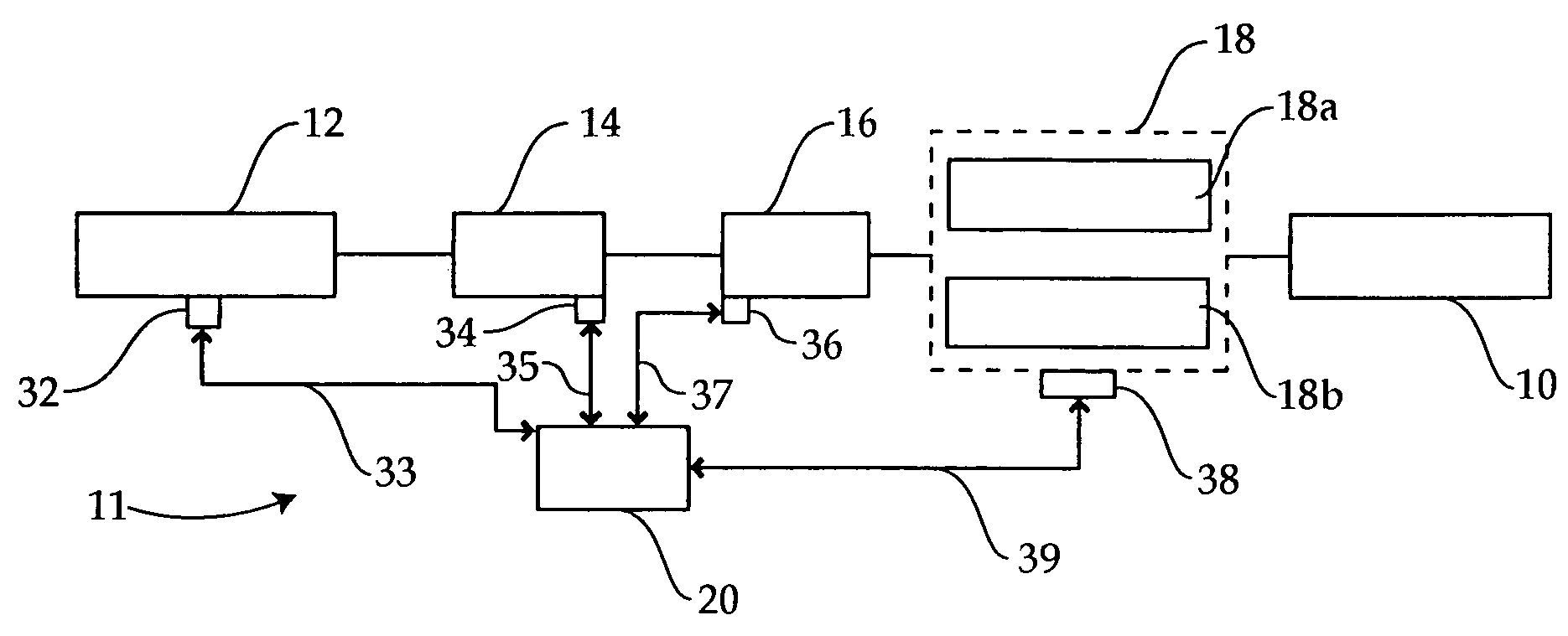 Downshift in hydrostatic drive work machine