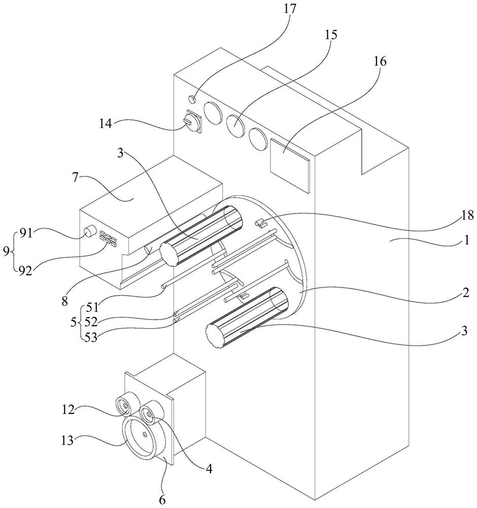 Glass fiber winder