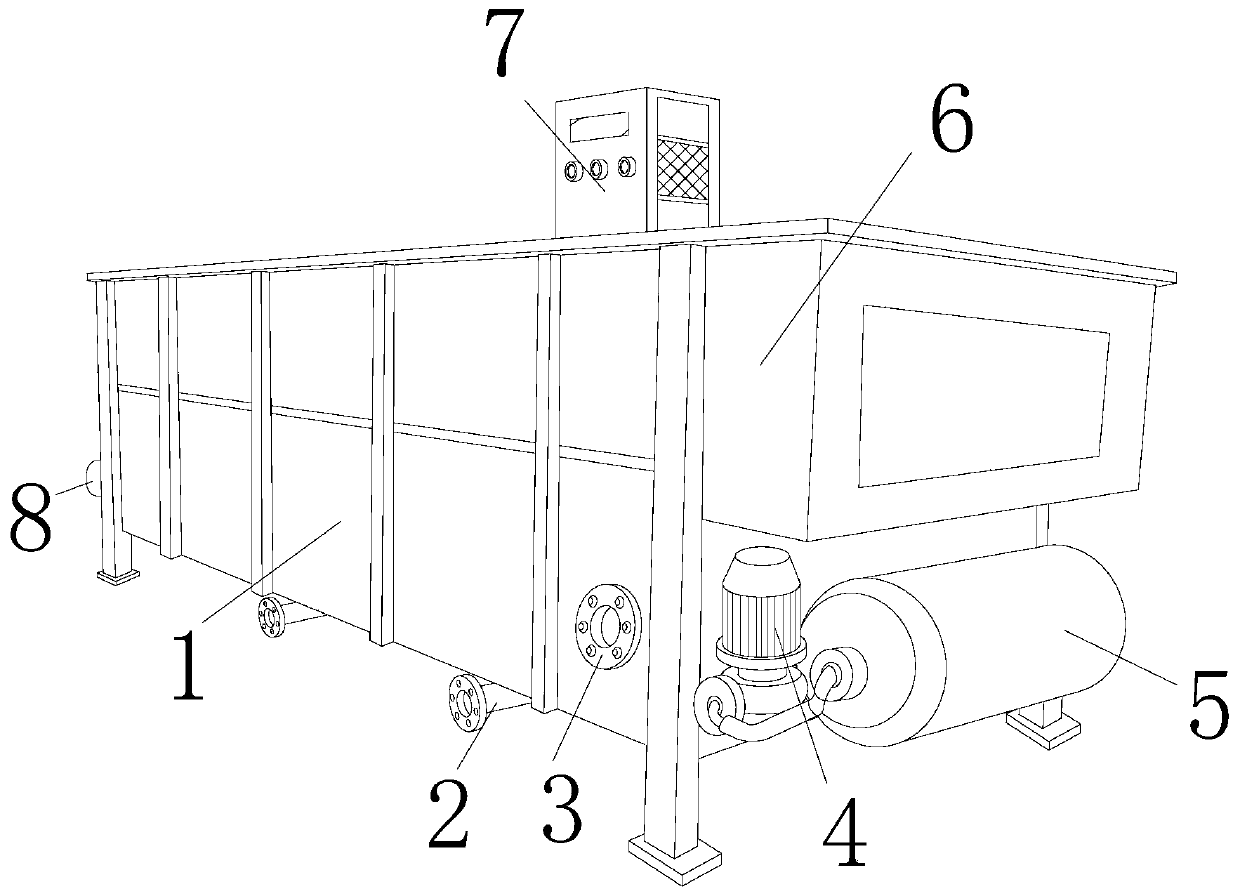 Processing device based on waste water purifying