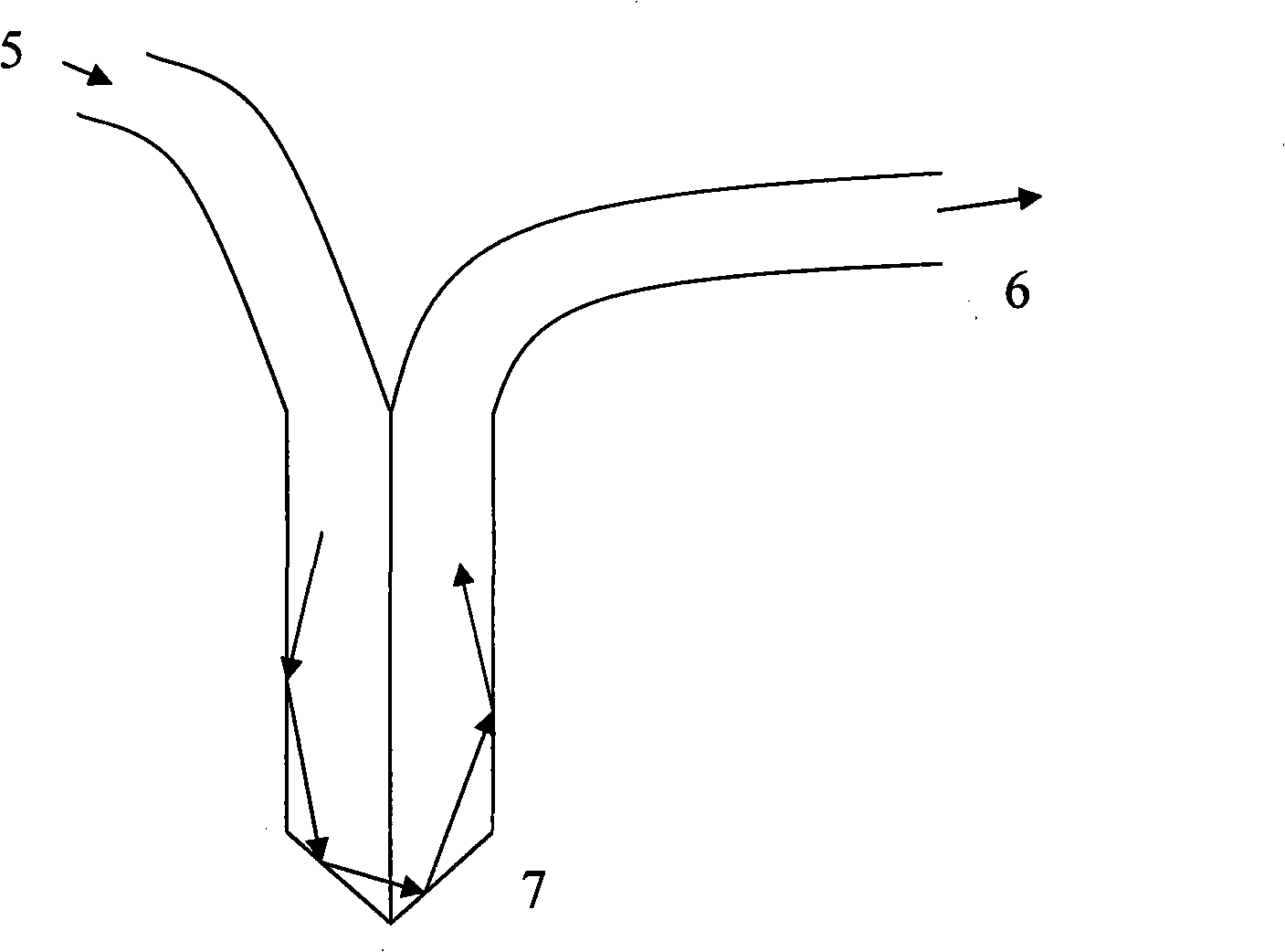 Optical fibre sensor with variable precision