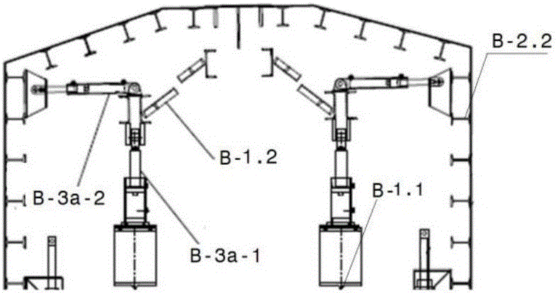 Prefabricated steel template system of large-span and ultrahigh distorted body matched box beam