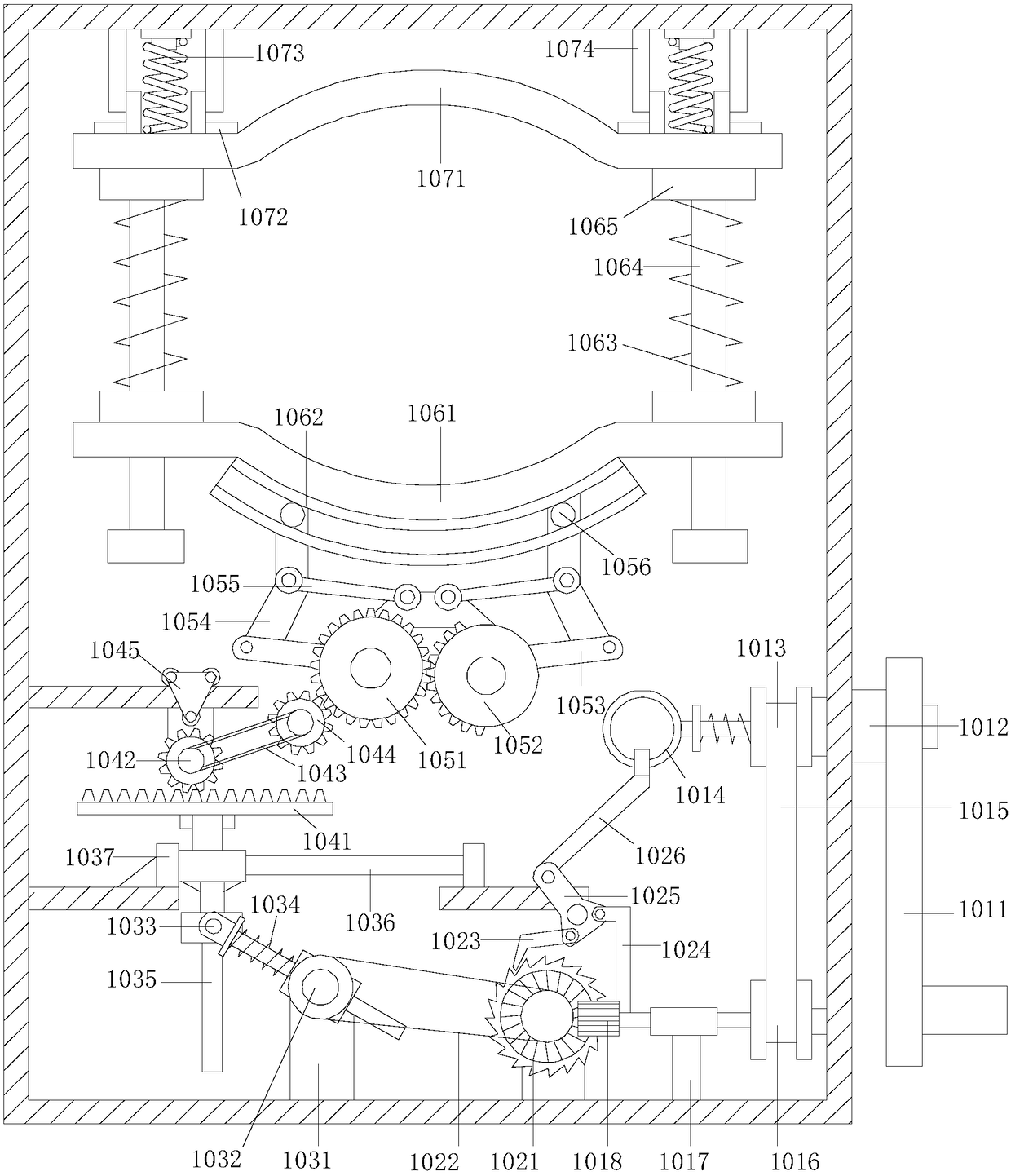 Rapid positioning and welding tool for automobile exhaust pipe