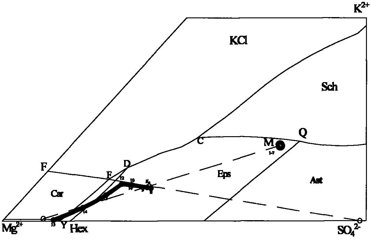 Method for preparing potassium chloride from carnallite containing magnesium sulfate