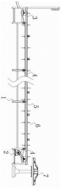 Cyclic transport device