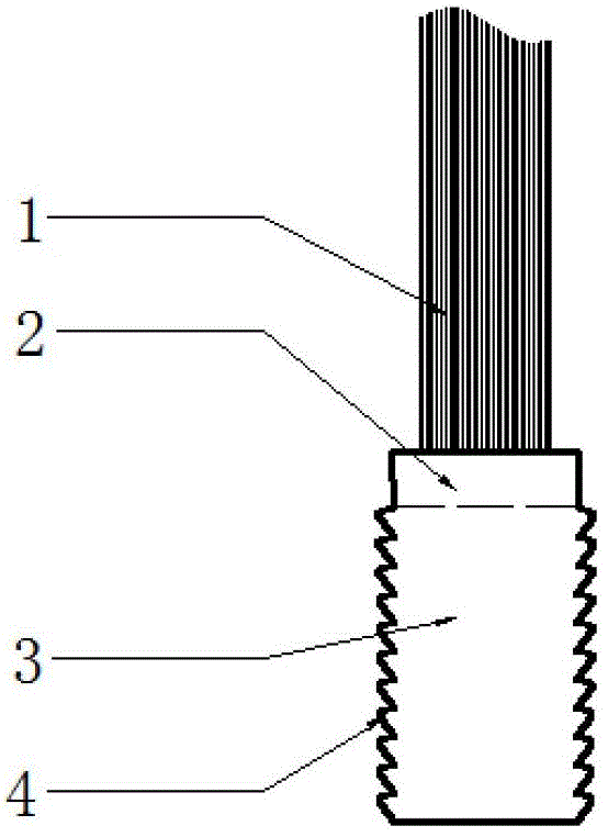 Ligament-bone bionic support with initial self-fixing function and forming method of support