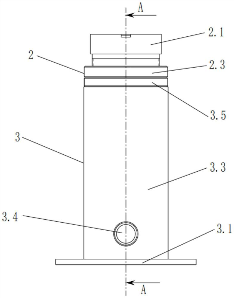 Water distribution nozzle for test road