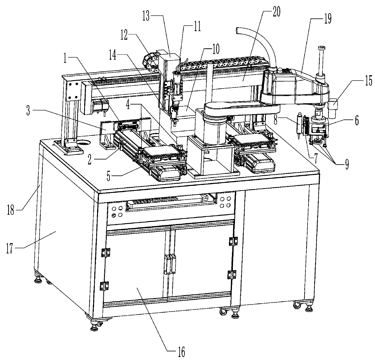 A kind of online automatic assembly and testing equipment for automobile body controller