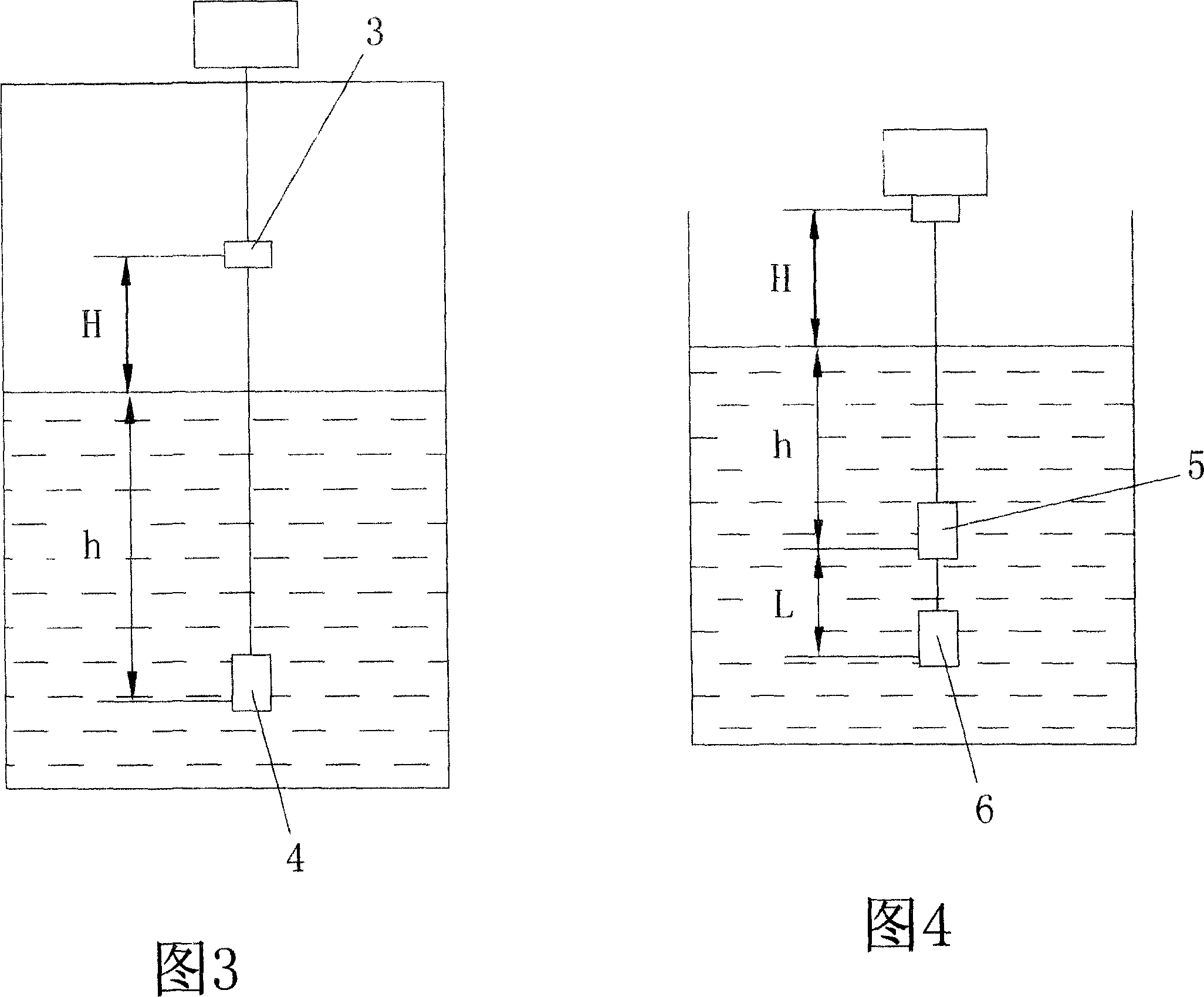 Two-wire system multiple sensors liquid level transmitting instrument