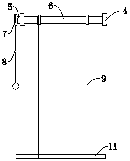 Curtain type building curtain wall and mounting method thereof