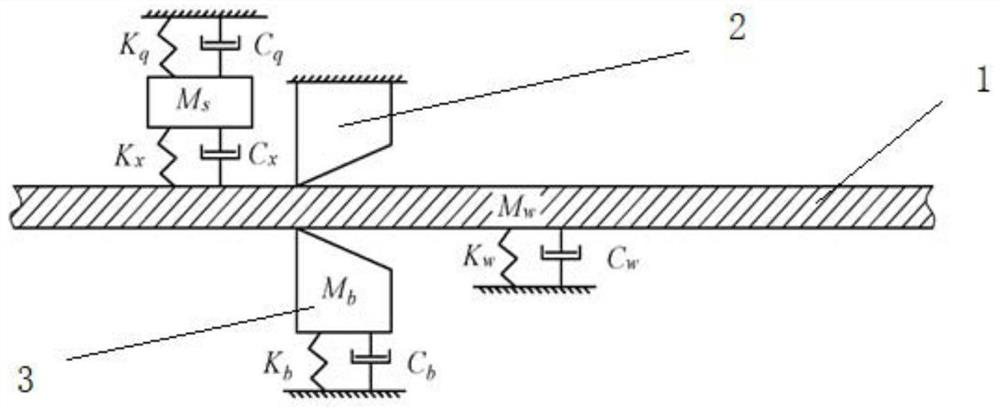 Thin-walled cylinder mirror image cutting modeling method based on shell theory and supported by follow-up air floatation