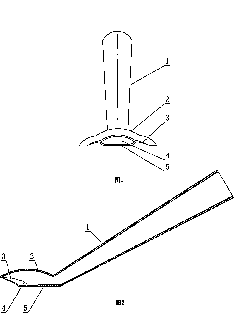 Fixed-angle extrusion glass cement glue-flowing tube