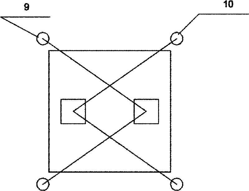 Gait of precise positioning of three-steering engine hexapod robot