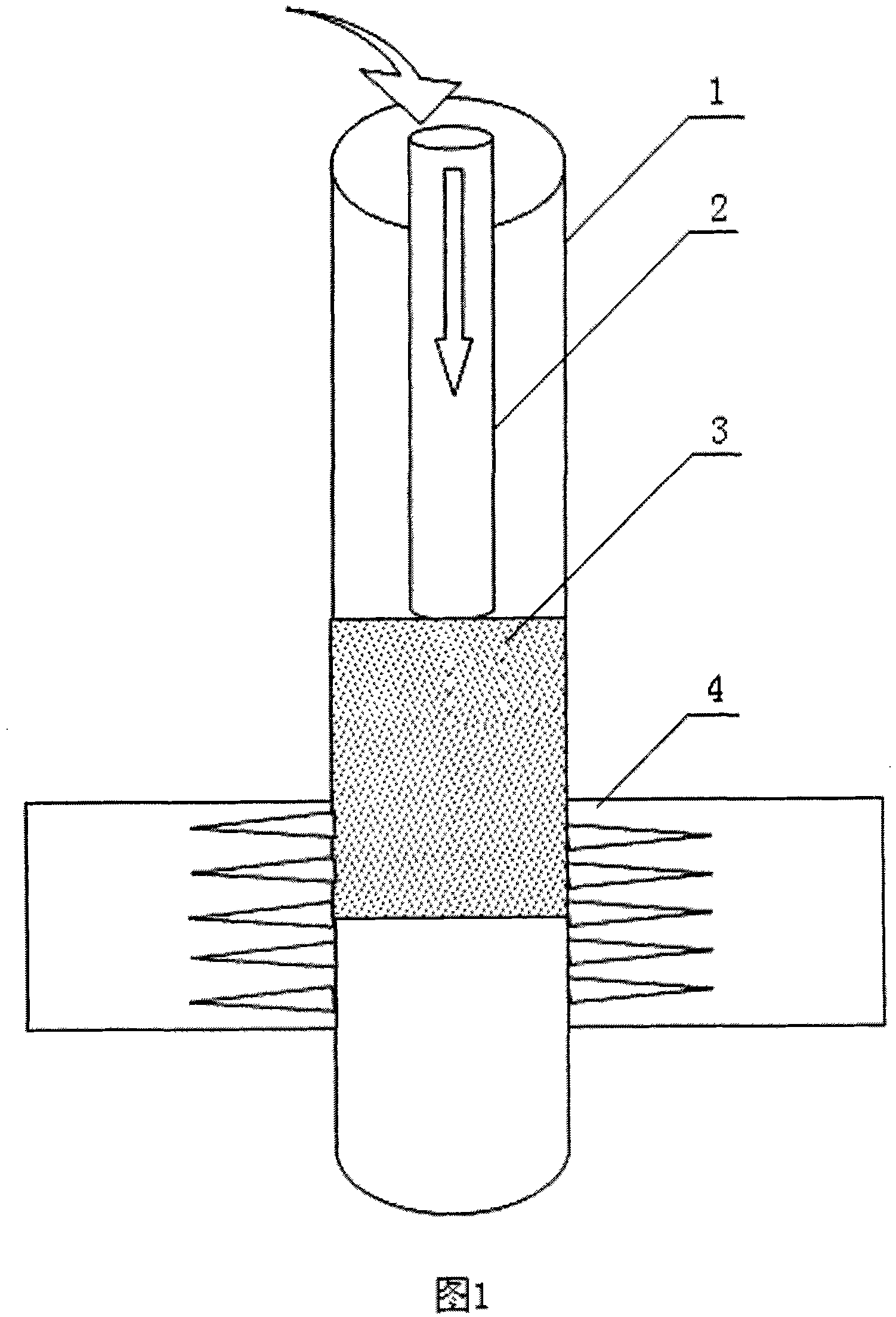 Method for preparing down-hole gel valve and construction method thereof