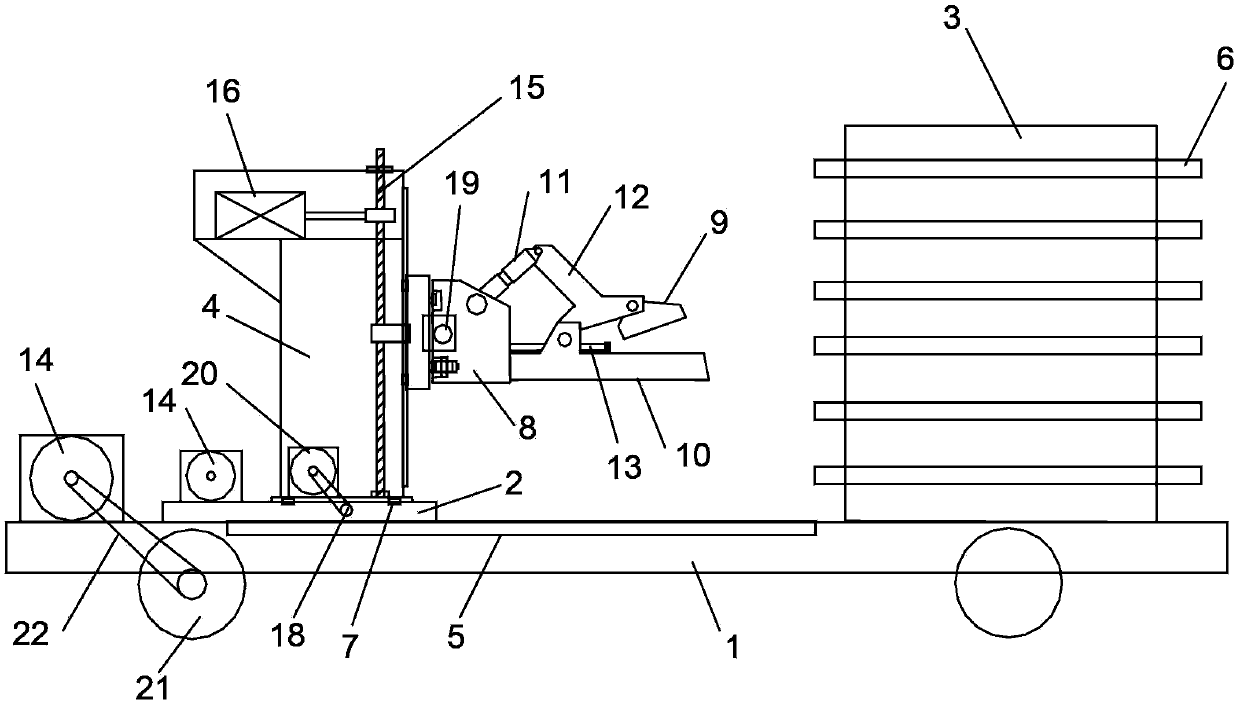 Roll changing device of multi-roll mill