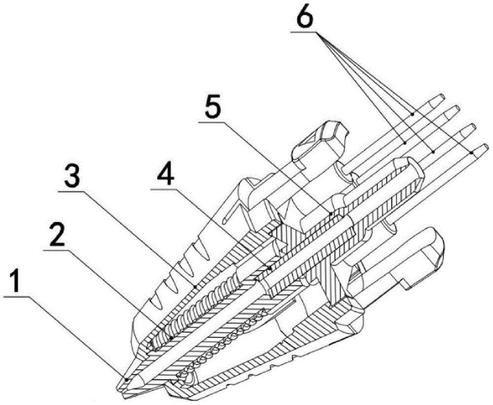 Three-dimensional (3D) printing nozzle for preventing pipe expansion blockage