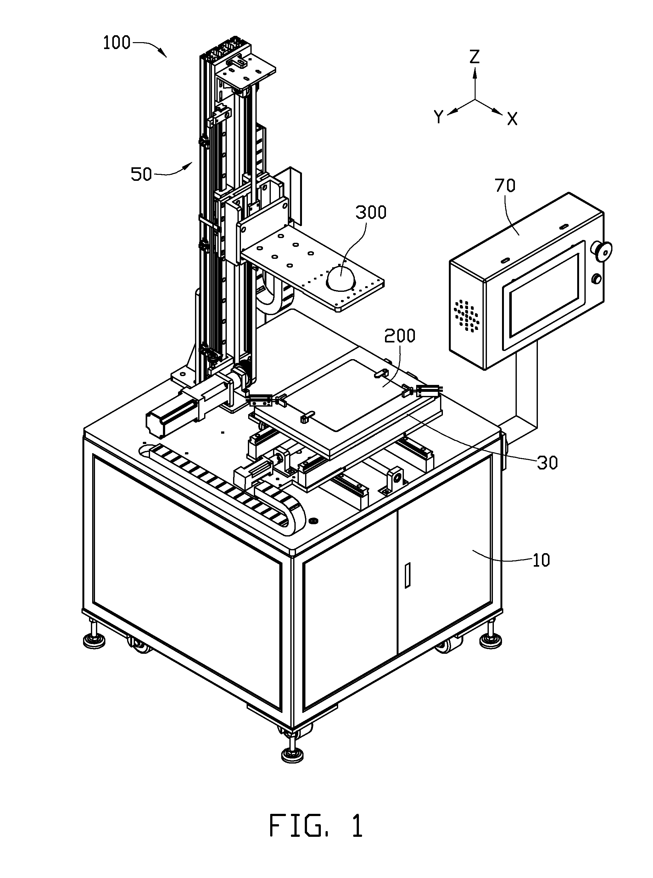 Impact testing device