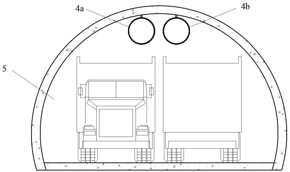 Novel tunnel construction ventilation system based on high-pressure air supply and ventilation method thereof